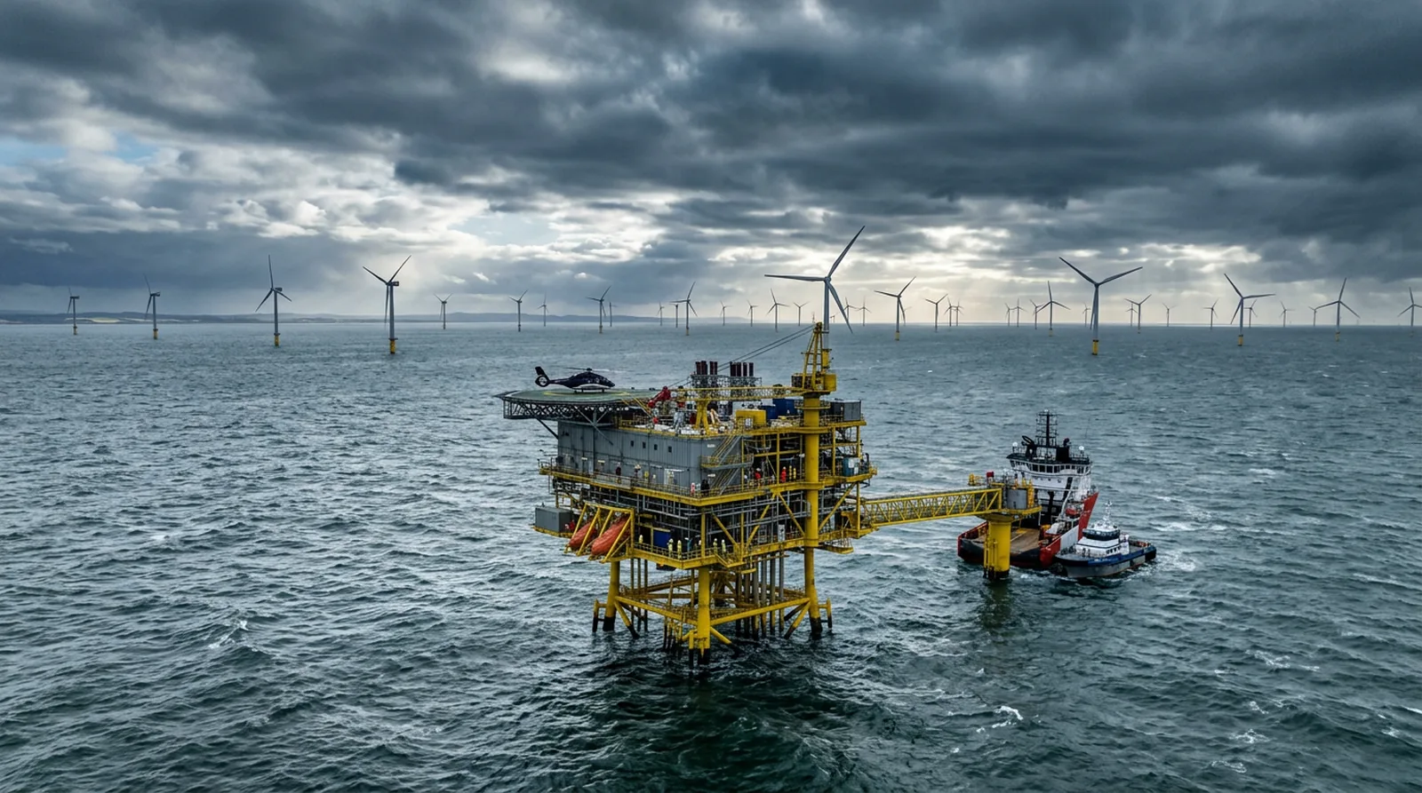 Engineering on a Floating Steel Island: Inside an Offshore Wind Substation