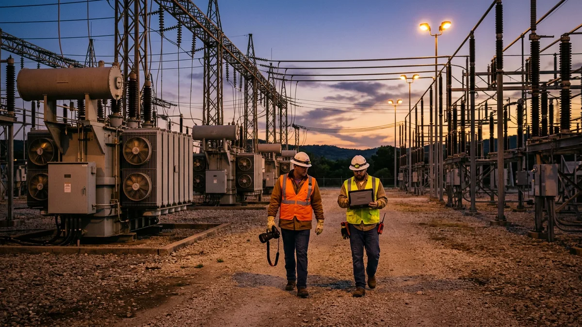 The Texas Substation Where the Night Shift Never Ends