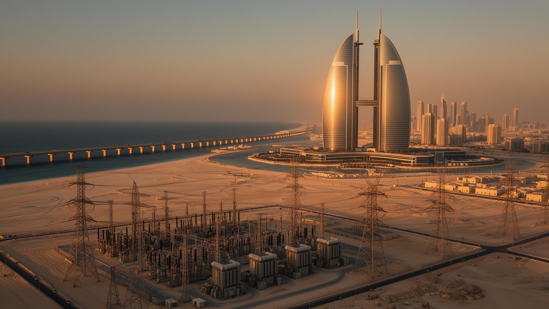 Transformers & switchgear infrastructure in Bahrain Power infrastructure and electrical grid in Bahrain (EWA) — IEC 60076 / EWA Specifications — distribution transformers, switchgear and package substations supplied by Emirates Transformer & Switchgear