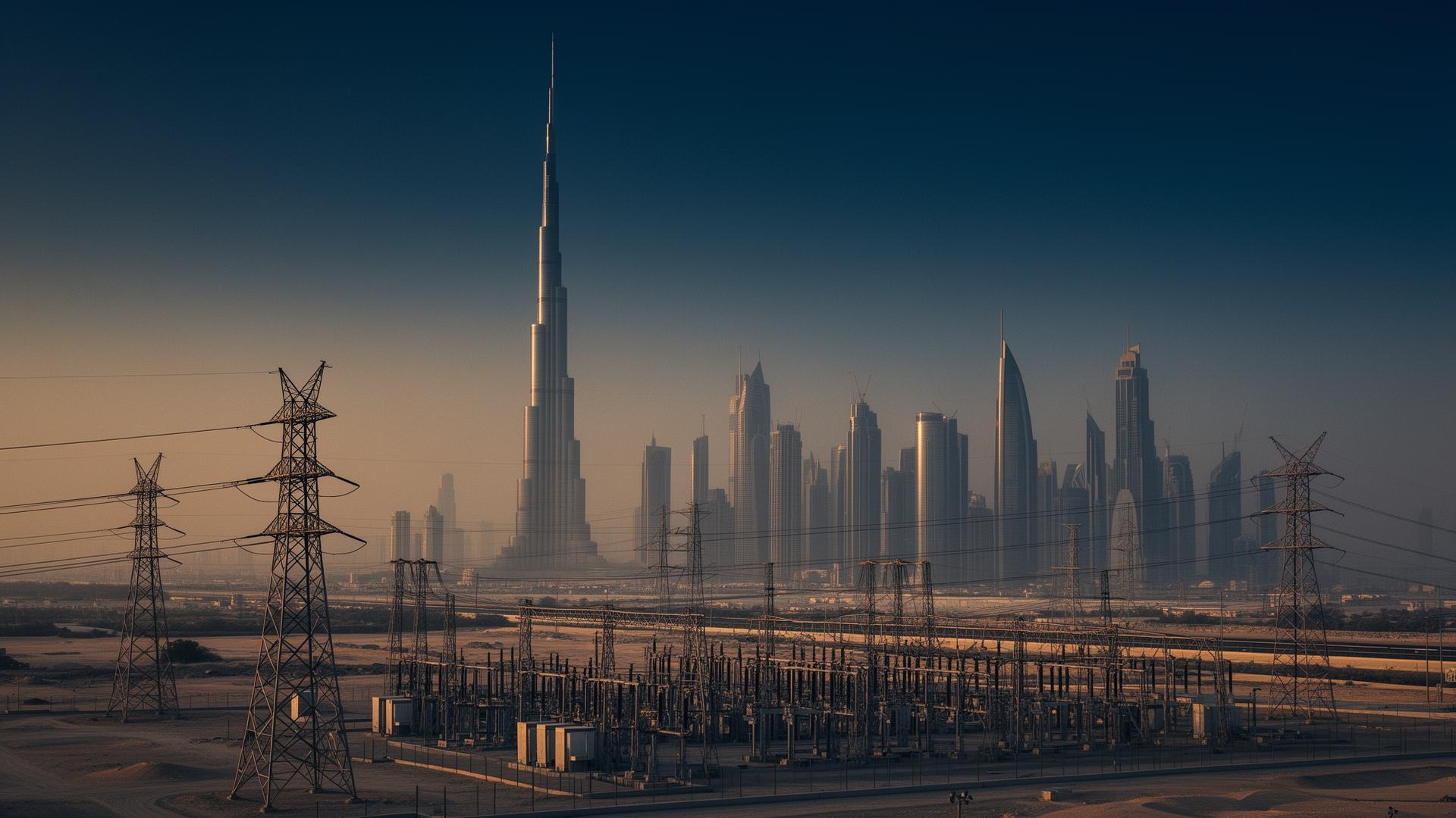 Power infrastructure and electrical grid in Dubai, United Arab Emirates (DEWA) — IEC 60076 / IEC 61378 — distribution transformers, switchgear and package substations supplied by Emirates Transformer & Switchgear