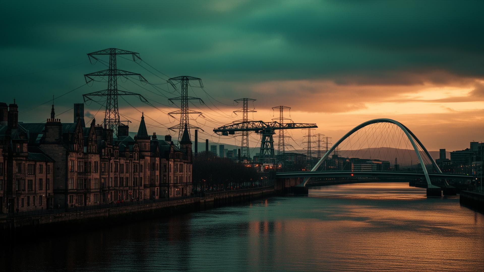 Power infrastructure and electrical grid in Glasgow, Scotland (SP Energy Networks) — BS EN 60076 / ENATS 35-1 — distribution transformers, switchgear and package substations supplied by Emirates Transformer & Switchgear