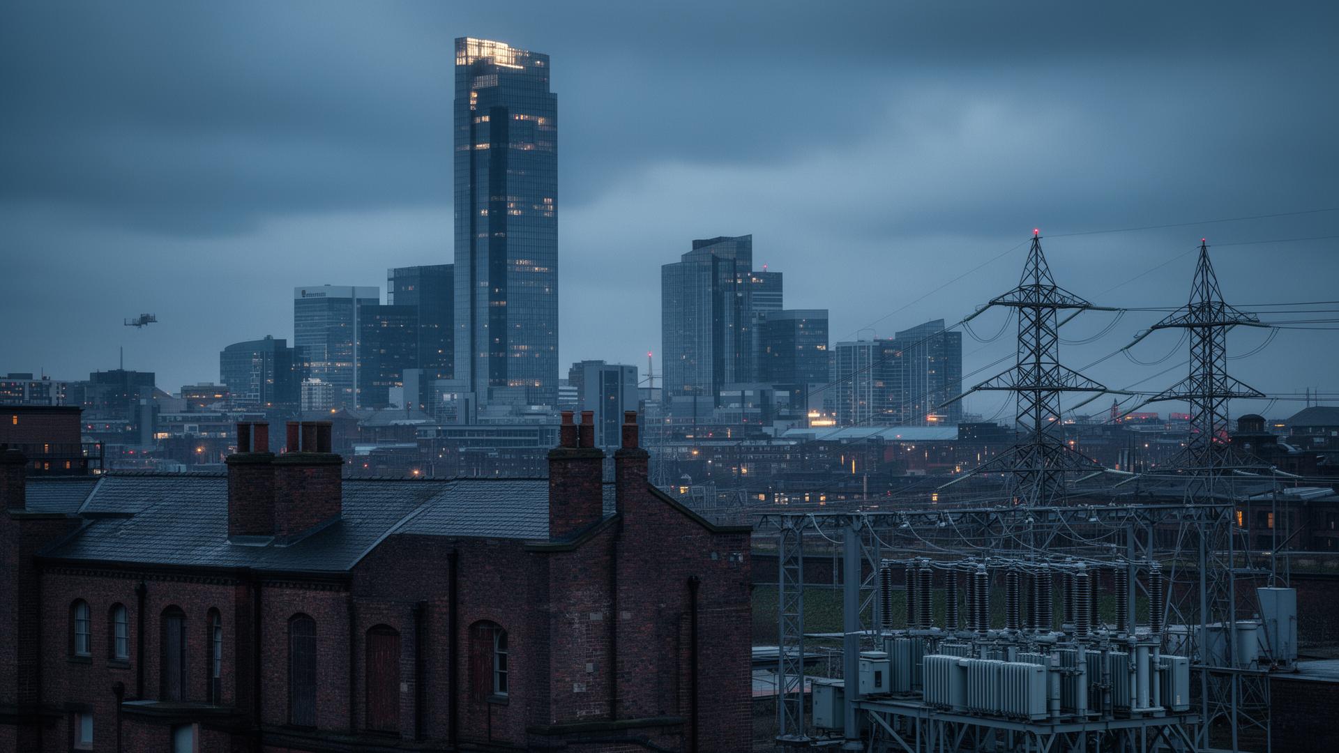 Power infrastructure and electrical grid in Manchester, England (ENWL) — BS EN 60076 / ENATS 35-1 — distribution transformers, switchgear and package substations supplied by Emirates Transformer & Switchgear