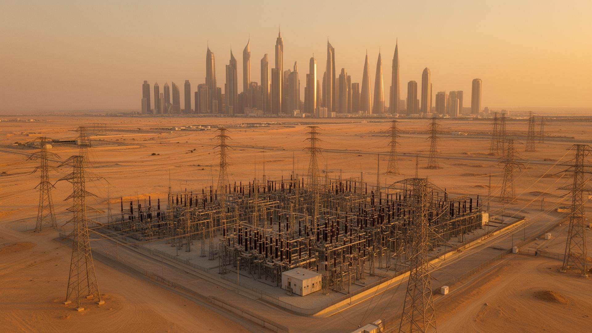 Power infrastructure and electrical grid in Saudi Arabia (SEC, Marafiq) — IEC 60076 / SEC DS-02-012 — distribution transformers, switchgear and package substations supplied by Emirates Transformer & Switchgear