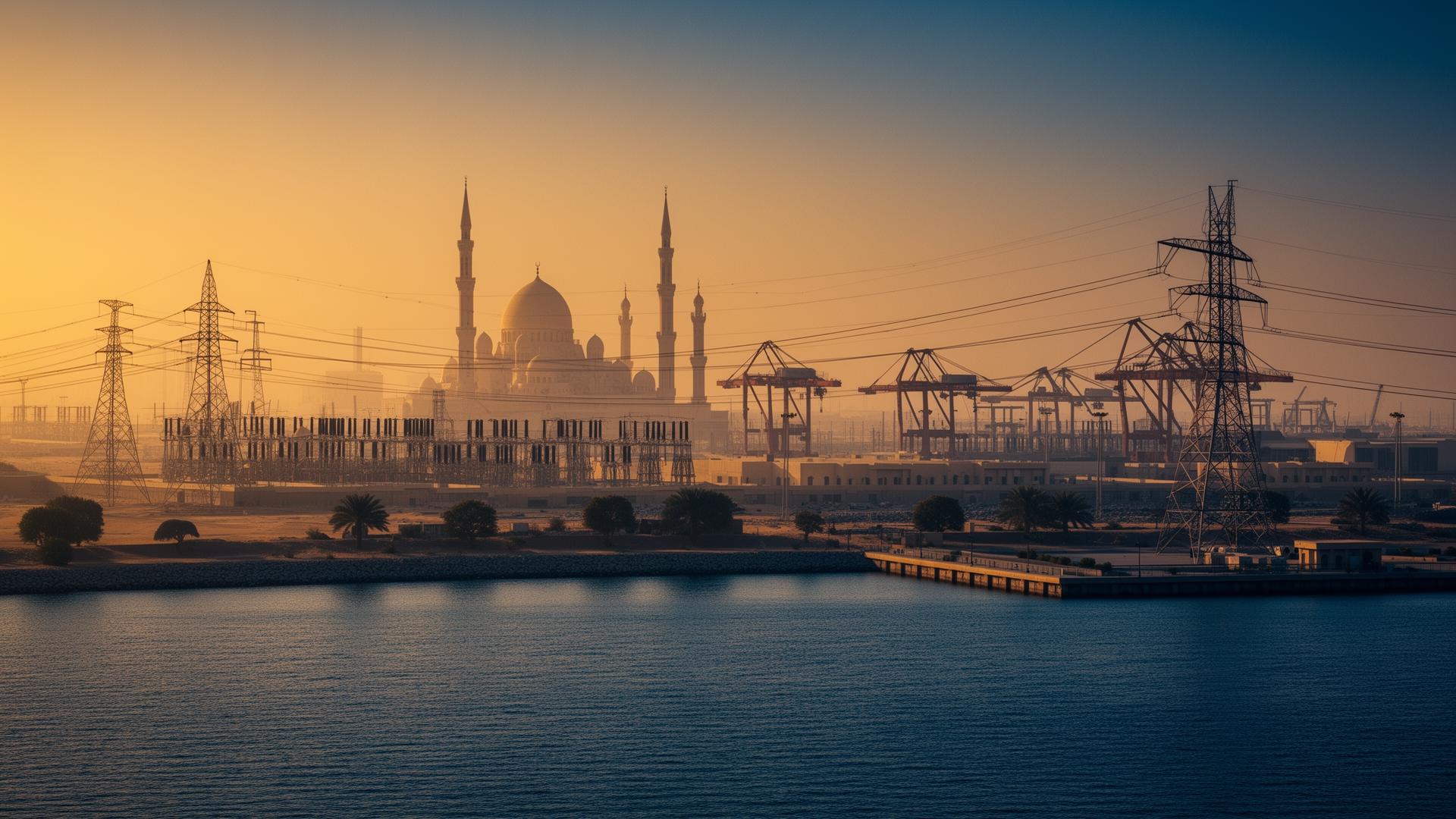 Power infrastructure and electrical grid in Sharjah, United Arab Emirates (SEWA) — IEC 60076 / IEC 61378 — distribution transformers, switchgear and package substations supplied by Emirates Transformer & Switchgear