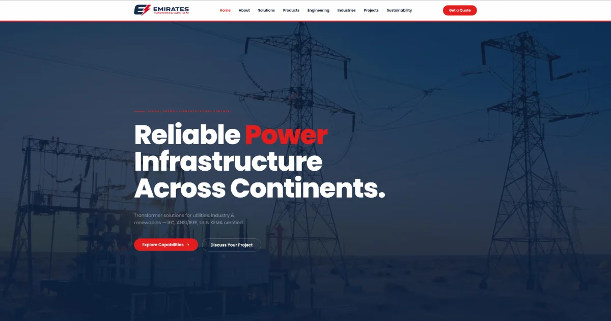 Emirates Transformer & Switchgear logo